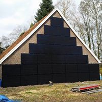 Zonnepanelen tegen gevel